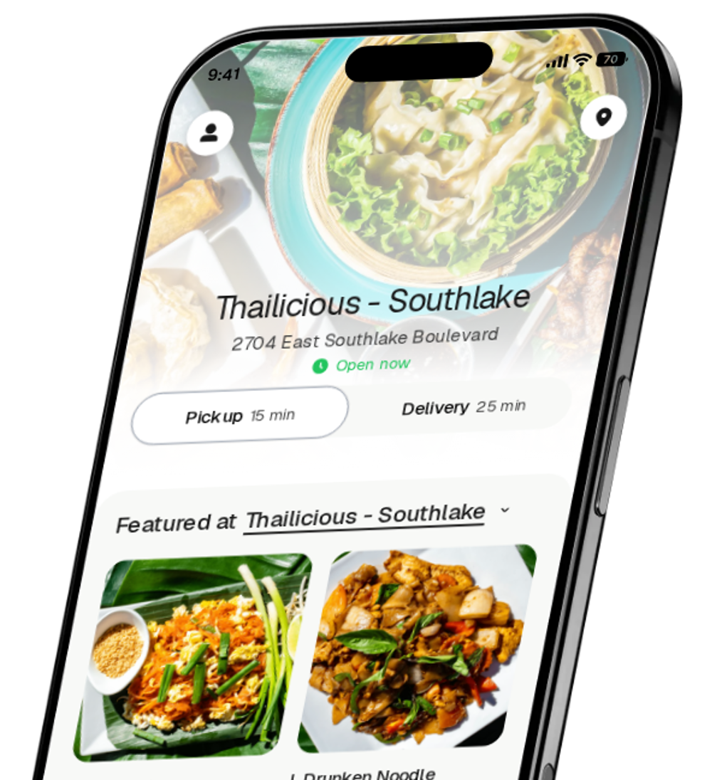 Thailicious - Southlake app preview